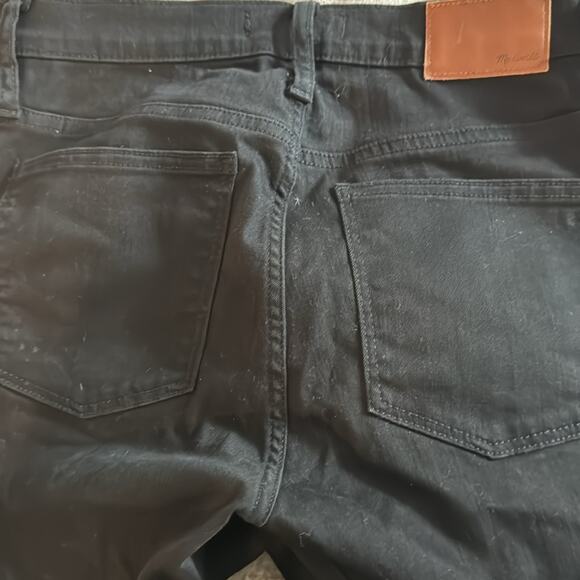 Madewell 9" High-Rise Skinny Jeans in Black Size 28 - Picture 7 of 7